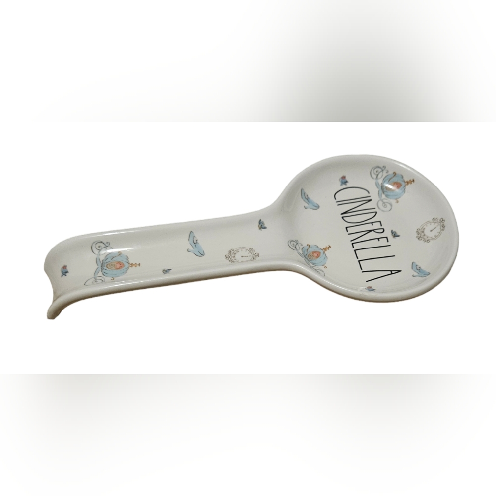 Rae Dunn Disney Princess Cinderella Ceramic Spoon Rest NEW - Picture 2 of 4
